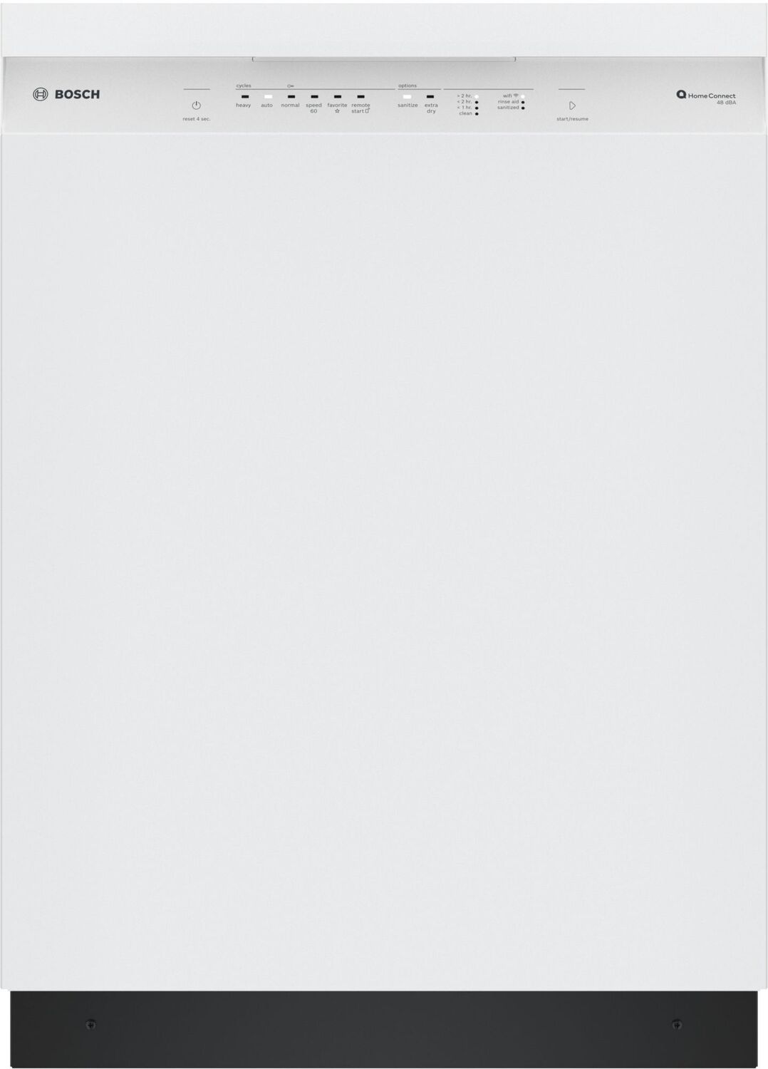 Bosch SHE41CM2N 100 Series, built-under dishwasher, 24'', White