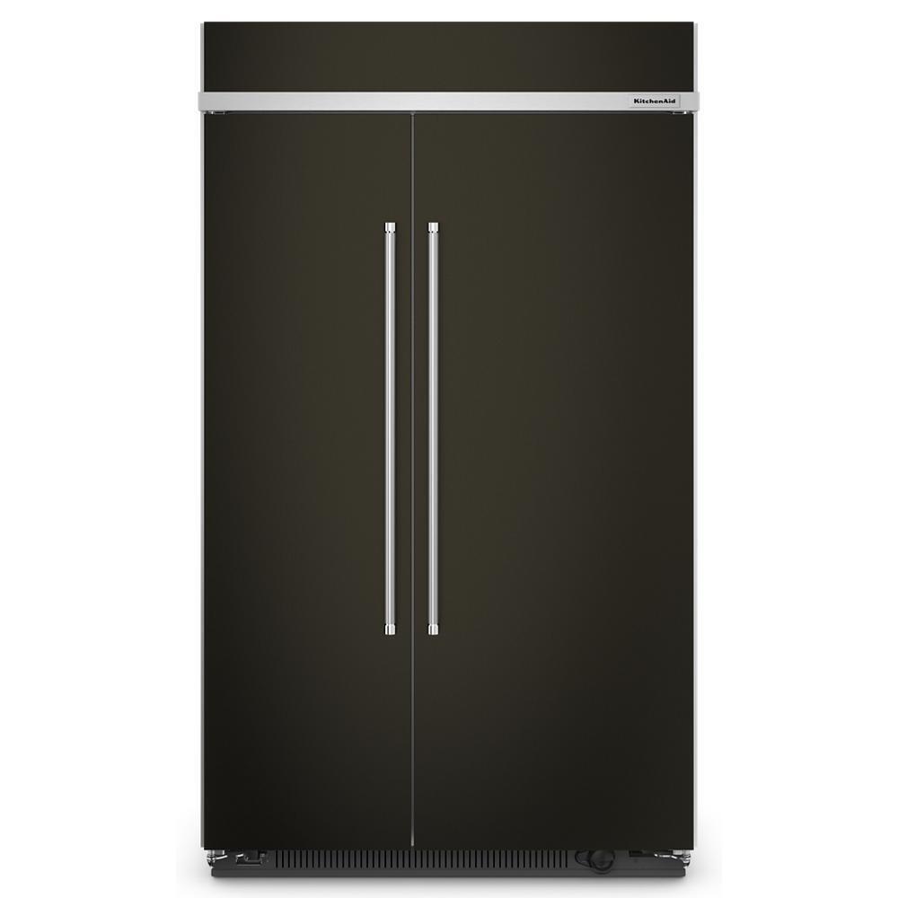 Kitchenaid KBSN708MBS 30 Cu. Ft. 48" Built-In Side-by-Side Refrigerator with PrintShield™ Finish