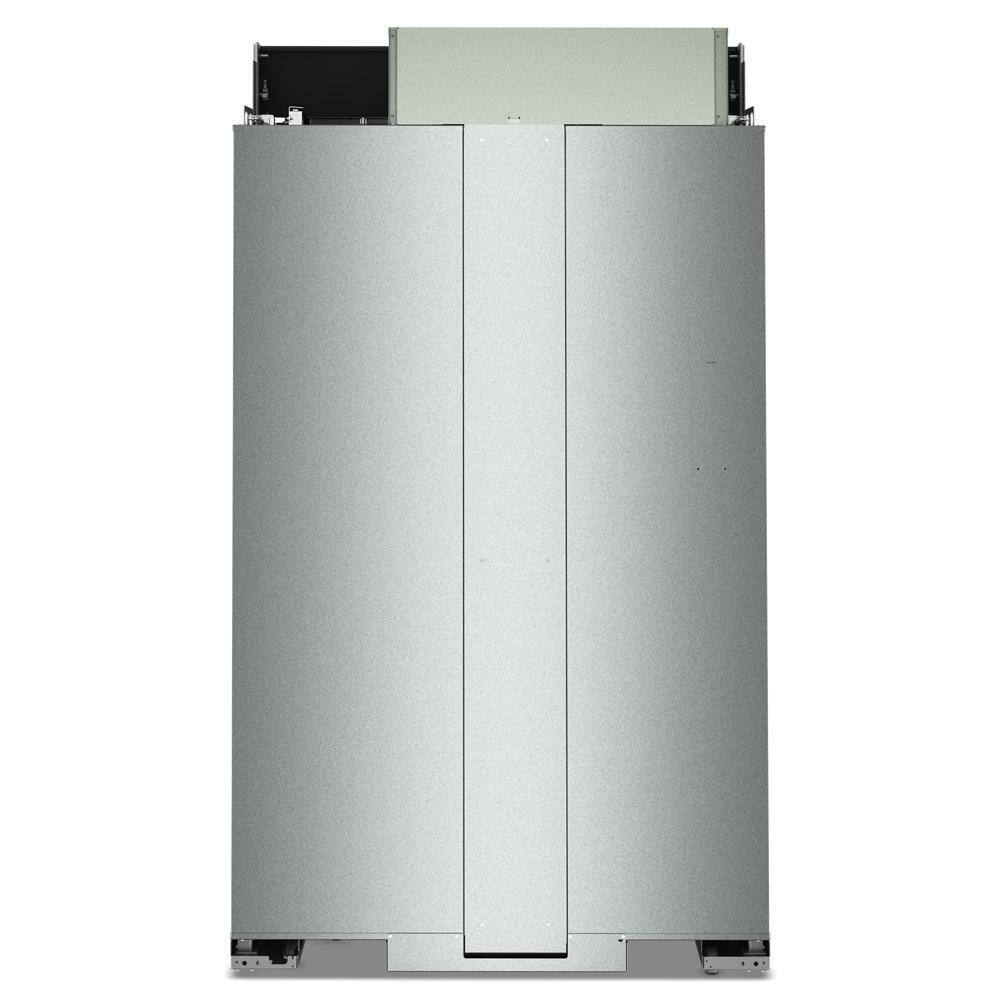 Kitchenaid KBSN748SJP 30 Cu. Ft. 48" Built-In Side-by-Side Refrigerator with Platinum Interior