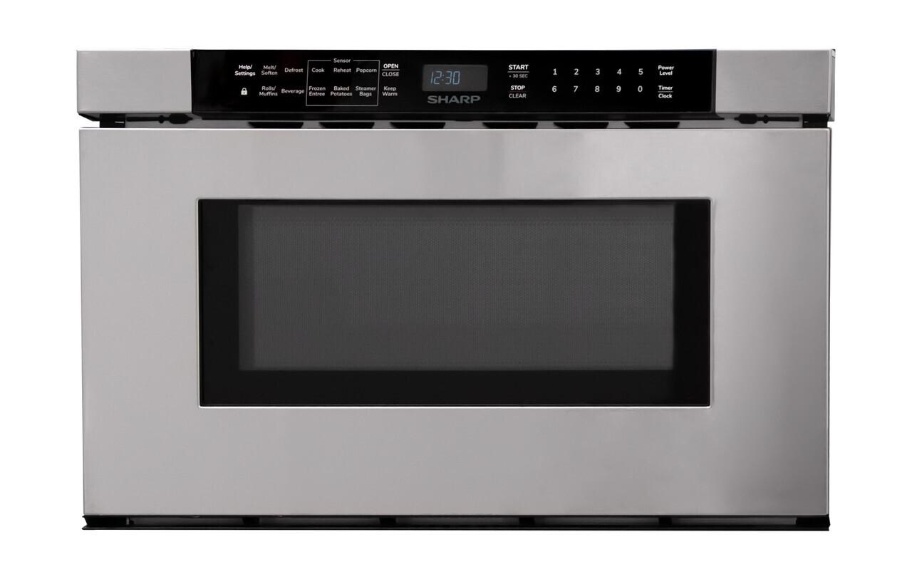 Sharp SMD2440JS 24 in. 1.2 cu. ft. Built-In Stainless Steel Microwave Drawer Oven