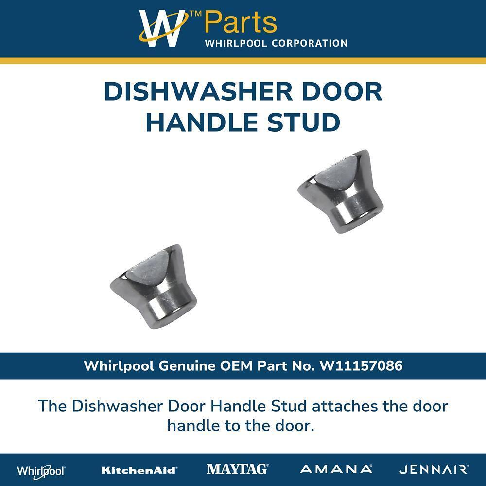 Kitchenaid W11157086 Dishwasher Door Handle Stud, Set of 2