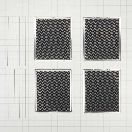 Kitchenaid W11430921 Charcoal Range Hood Recirculation Filter with Clips - Black