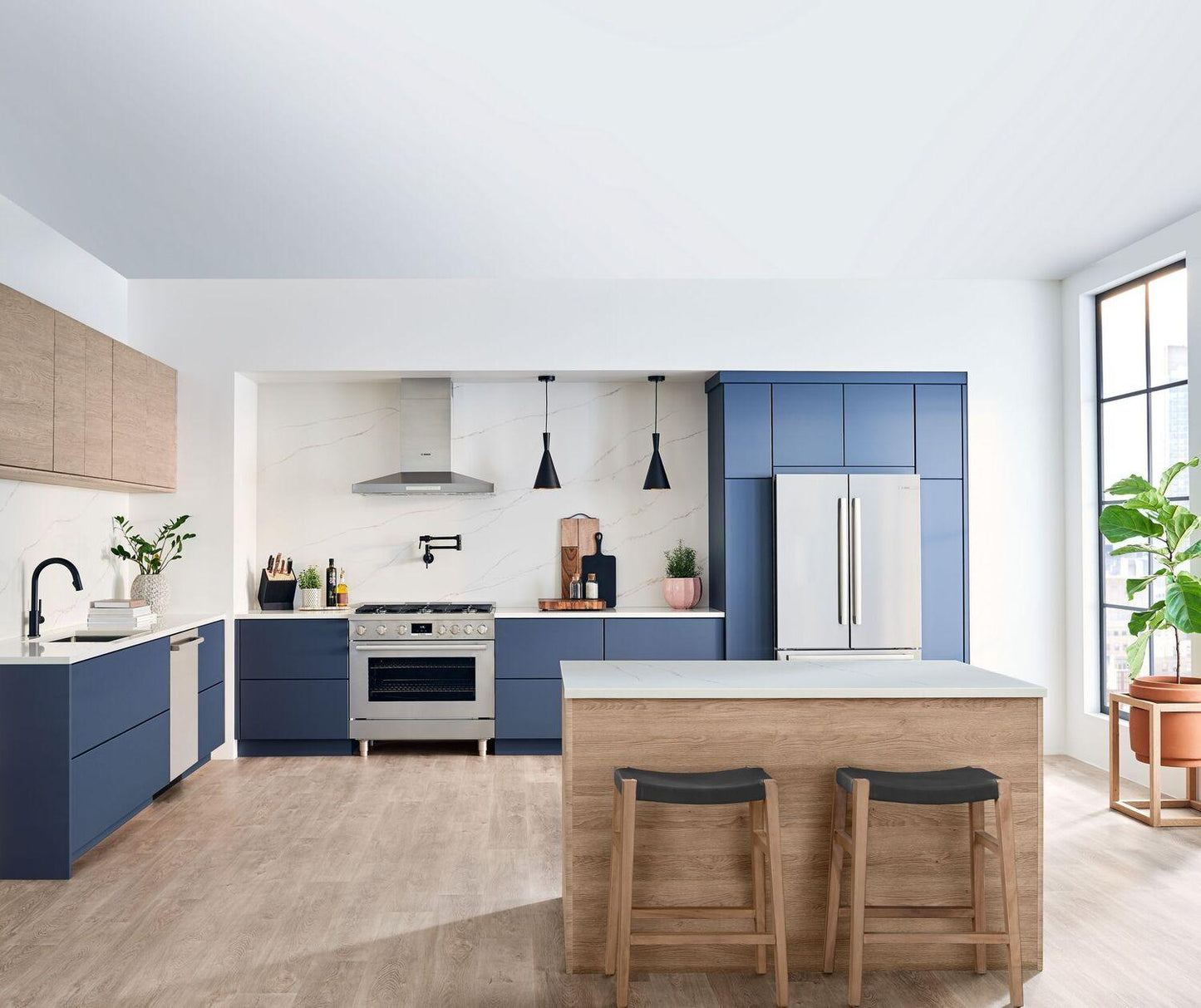 Bosch HCP56652UC 500 Series, wall-mounted cooker hood, 36'', Stainless steel