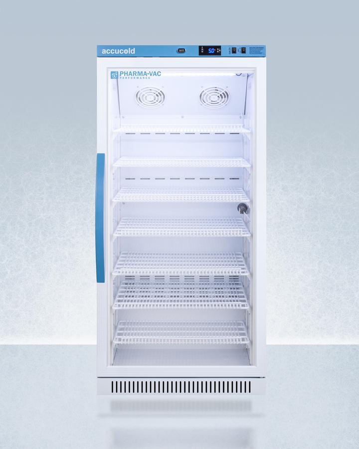 Summit ARG8PV456 8 CU.FT. Upright Vaccine Refrigerator, Certified To Nsf/ansi 456 Vaccine Storage Standard