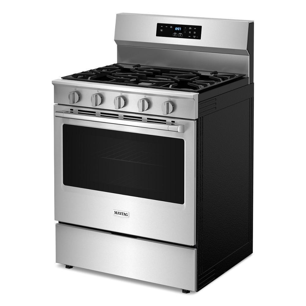 Maytag MFGS4030RS 30-Inch Wide Gas Range With Steam Clean - 5.0 cu. ft.