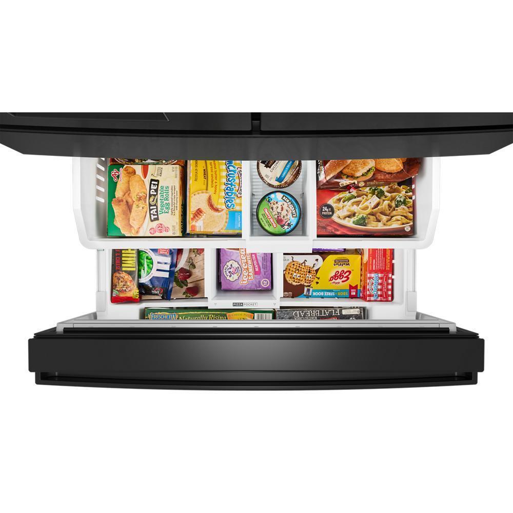 WRMF3636SV Whirlpool® 29 Cu. Ft. Family-Sized Capacity French door refrigerator with Flexible Temperature Drawer