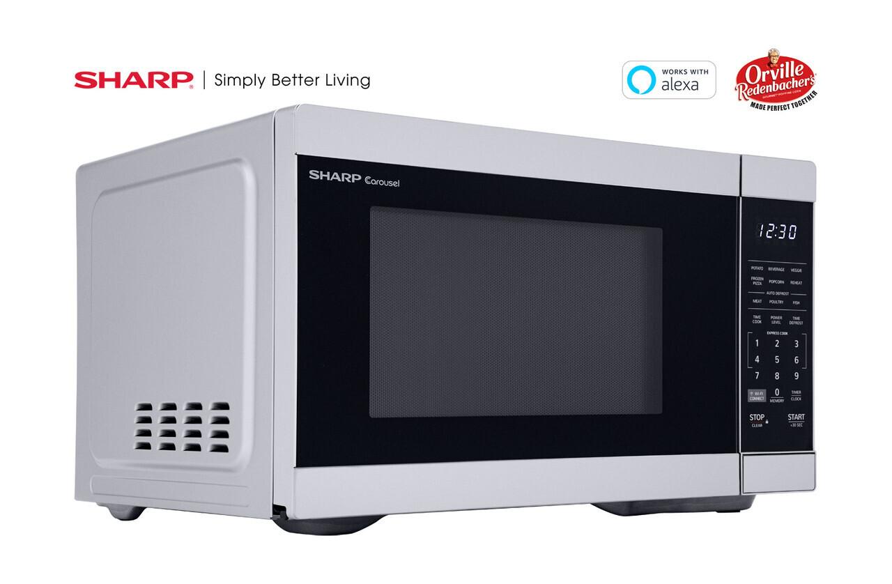 Sharp 1.1 cu. ft. Mid Size Countertop Microwave Oven