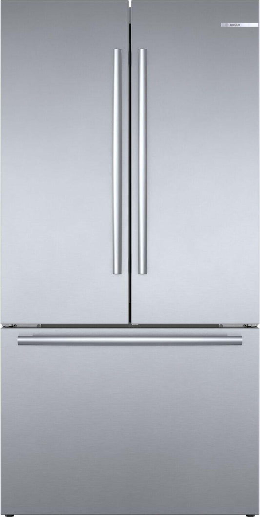 Bosch B36CT80SNS 800 Series, French Door Bottom freezer, multi door, 36'', Brushed steel (with anti-fingerprint)