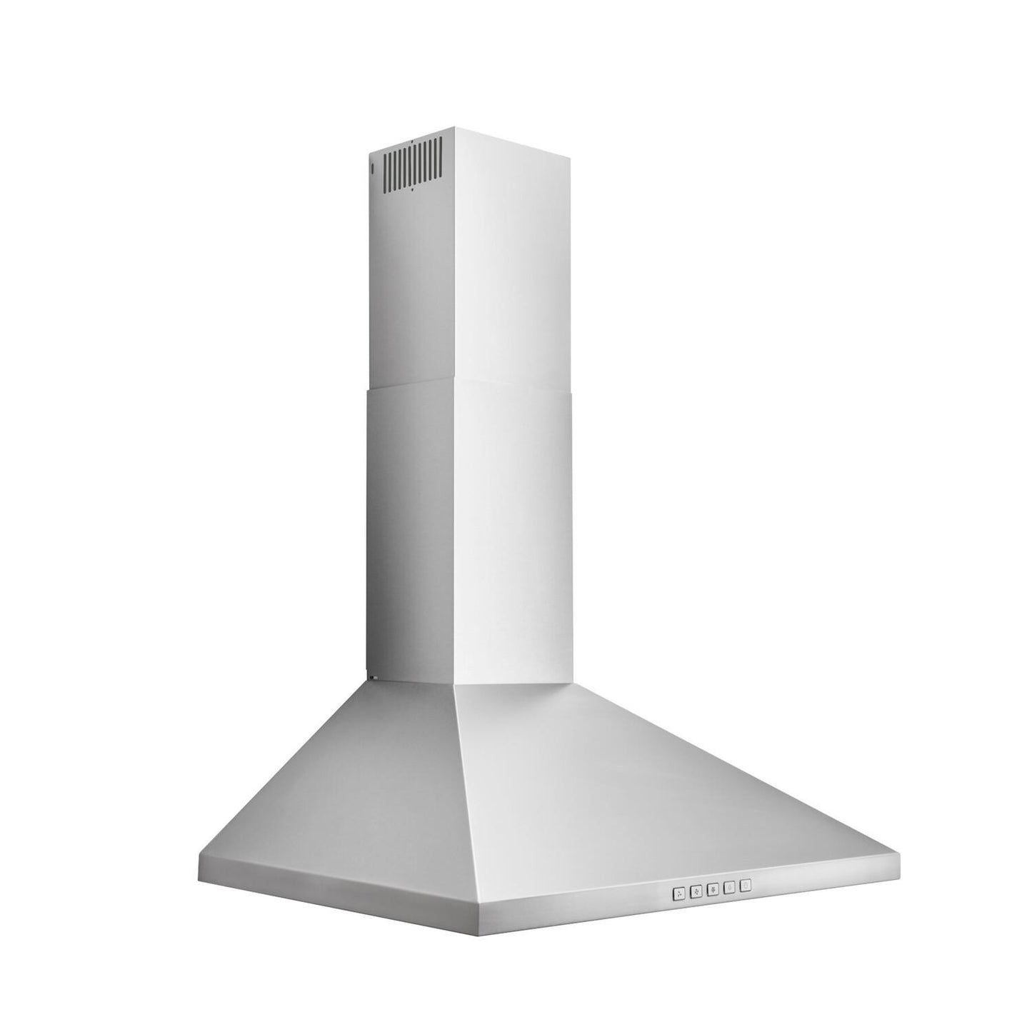 BWP1304SS Broan® 30-Inch Convertible Wall-Mount Pyramidal Chimney Range Hood, 450 Max CFM, Stainless Steel