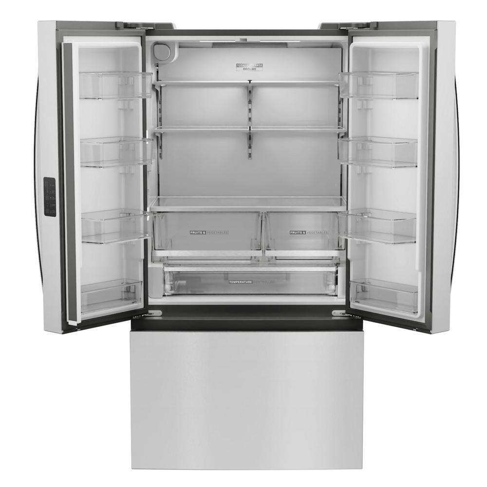 Whirlpool WRFC3036RW 36-inch Wide True Counter Depth 3-Door French Door Refrigerator - 24 cu. ft.