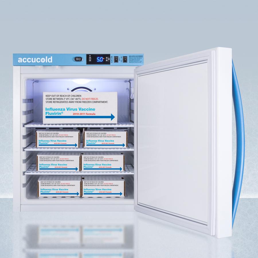 Summit ARS1PV456 1 CU.FT. Compact Vaccine Refrigerator, Certified To Nsf/ansi 456 Vaccine Storage Standard
