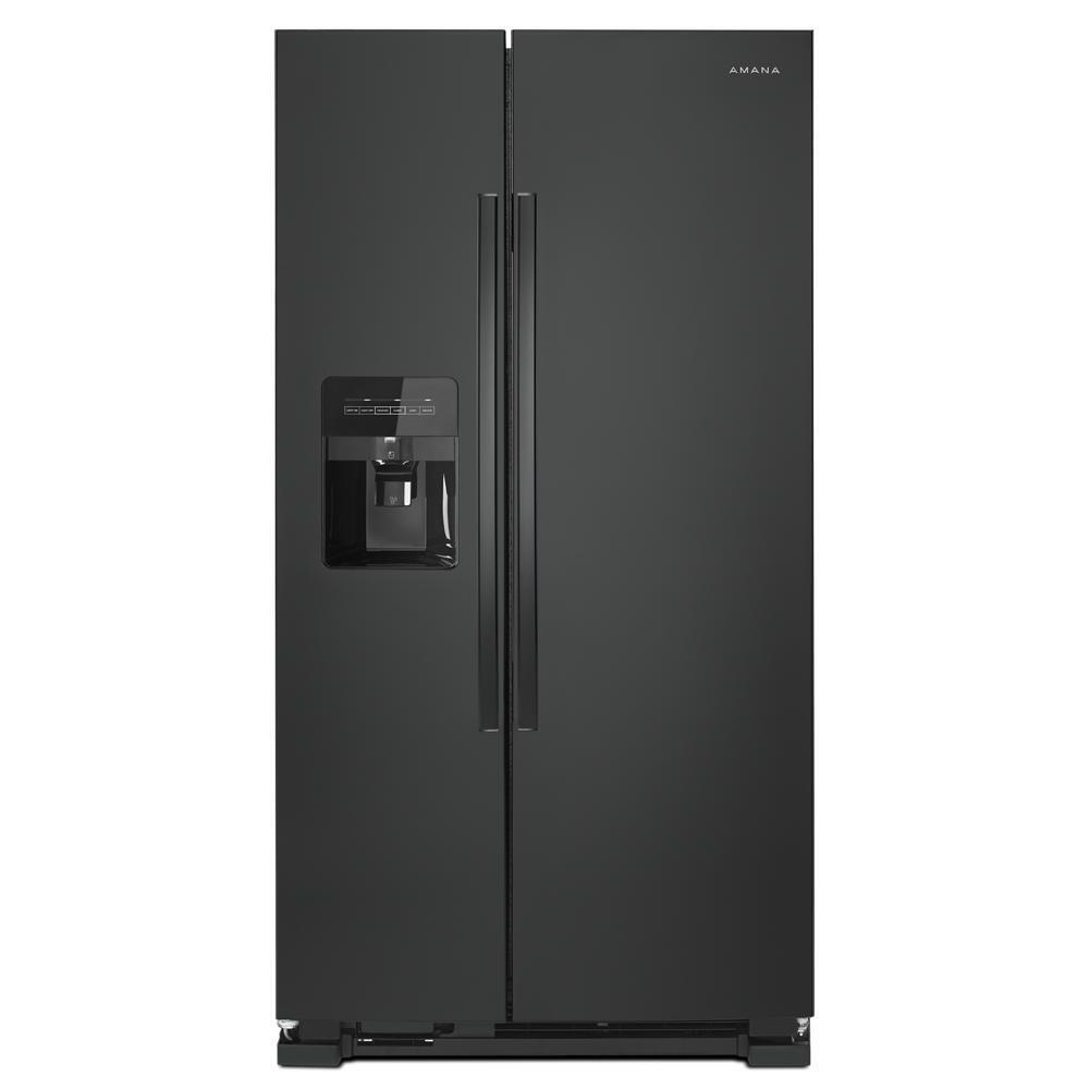 Amana ASI2575GRB 36-inch Wide Side-by-Side Refrigerator with Dual Pad External Ice and Water Dispenser - 25 Cu. Ft.