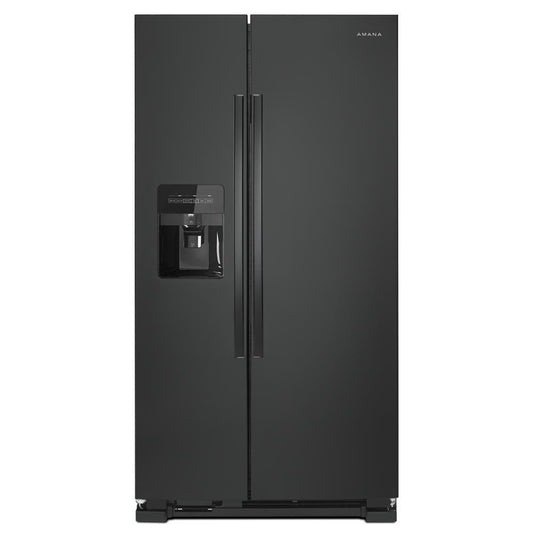 Amana ASI2575GRB 36-inch Wide Side-by-Side Refrigerator with Dual Pad External Ice and Water Dispenser - 25 Cu. Ft.