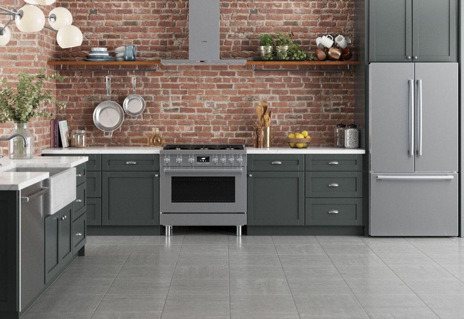 Bosch HGS8655UC 800 Series Gas Freestanding Range 36" Stainless Steel