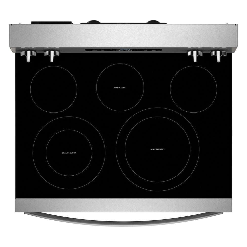 Whirlpool WFES5730SZ 30-inch Electric Range with Air Cooking Technology
