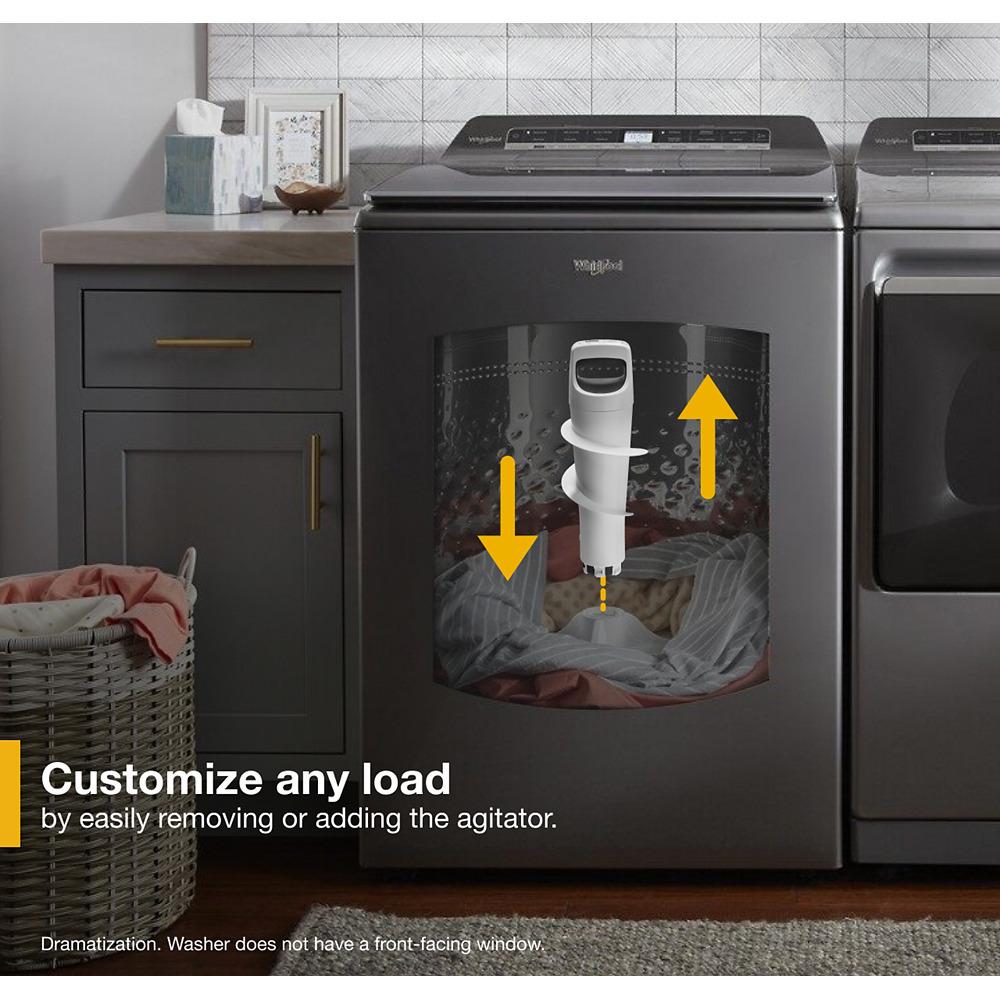 Whirlpool WTW8127LC 5.2 - 5.3 cu. ft. Top Load Washer with 2 in 1 Removable Agitator