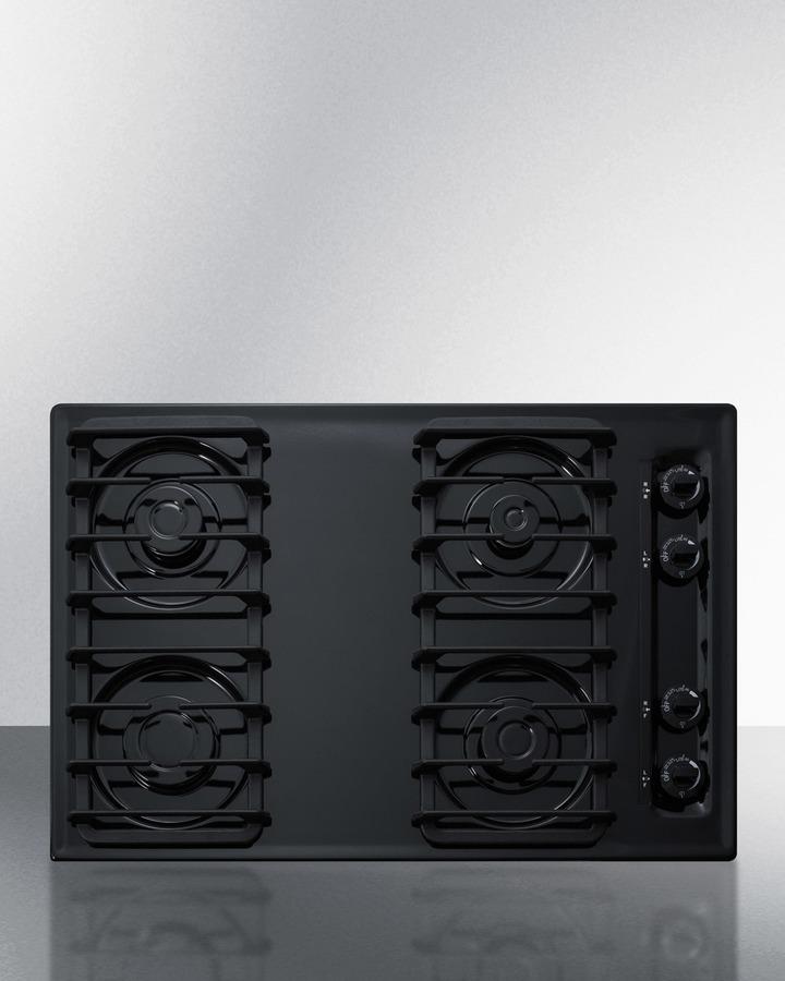 Summit TTL053S 30" Wide 4-burner Gas Cooktop