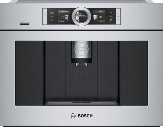 Bosch BCM8450UC 800 Series, Built-In Fully Automatic Coffee Machine, Stainless steel, Removable water tank