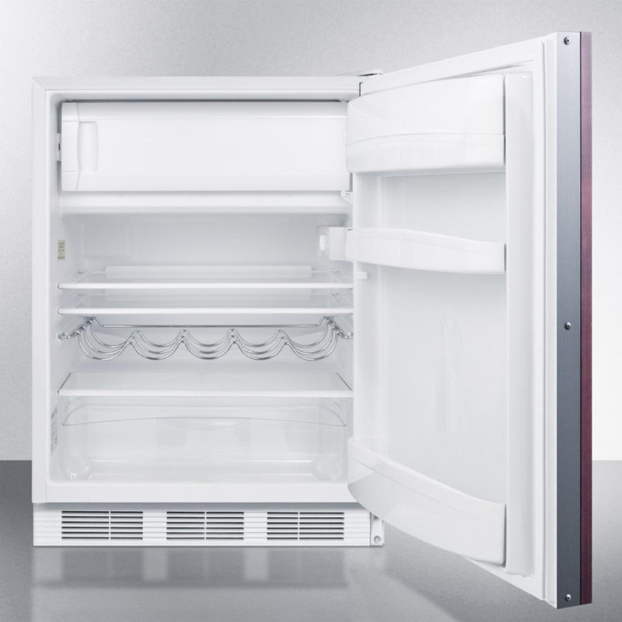 Summit CT661WIF 24" Wide Refrigerator-freezer (panel Not Included)