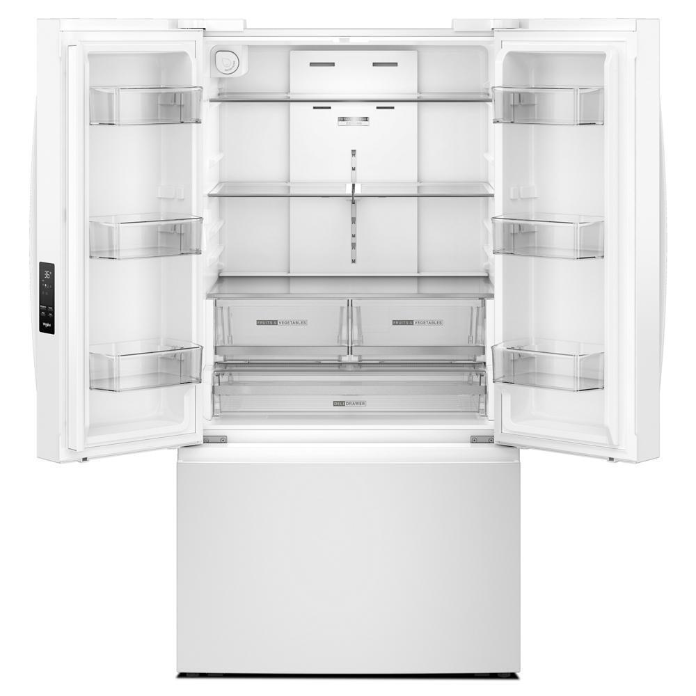 Whirlpool WRFF3336SW 36-Inch French Door Refrigerator with Interior Water Dispenser - 31 cu. ft.