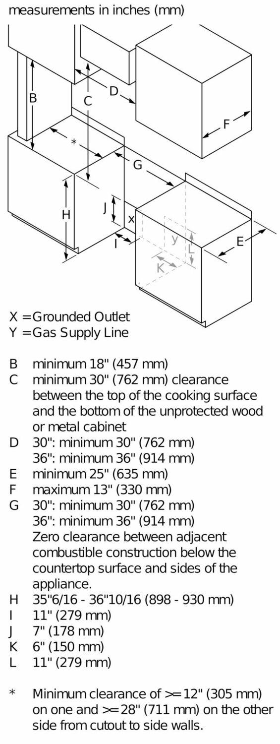 Bosch HDS8645U 800 Series, Dual fuel freestanding range, 36'', Black stainless steel