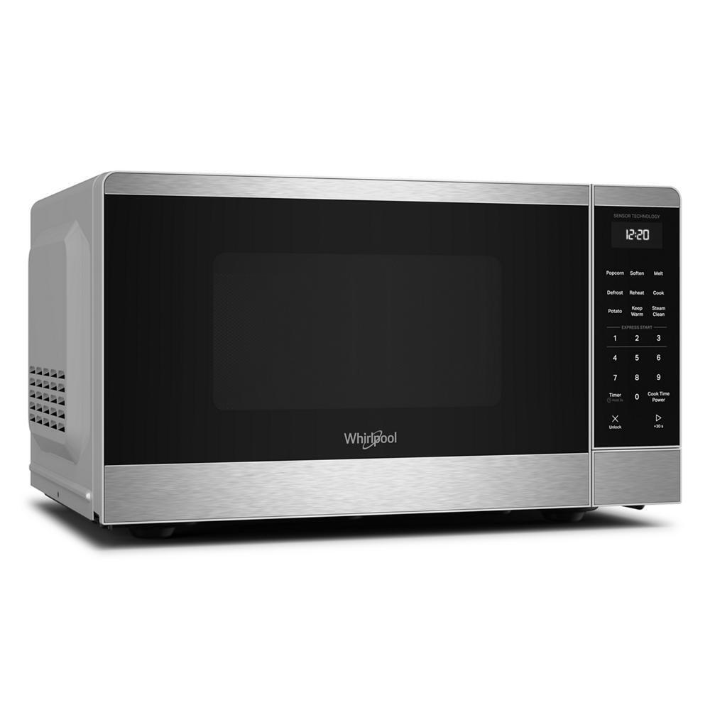 Whirlpool WMCS3119TZ 0.9 Cu. Ft. Fingerprint Resistant Stainless Steel Countertop Microwave with 5 Auto Cooking Modes - 900 watt