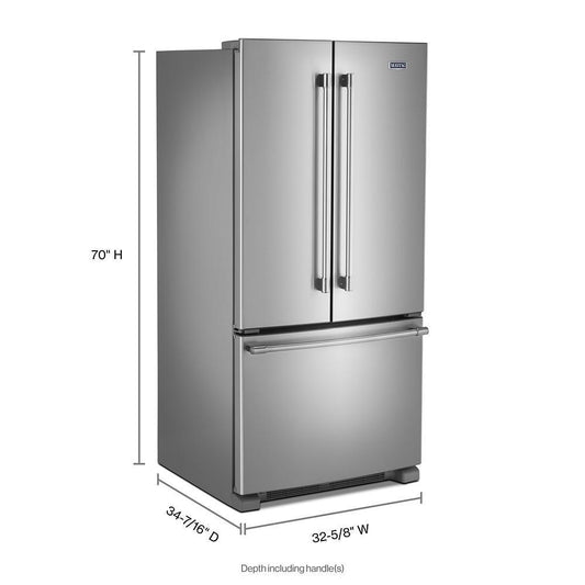 Maytag MFF2258FEZ 33-Inch Wide French Door Refrigerator - 22 Cu. Ft.