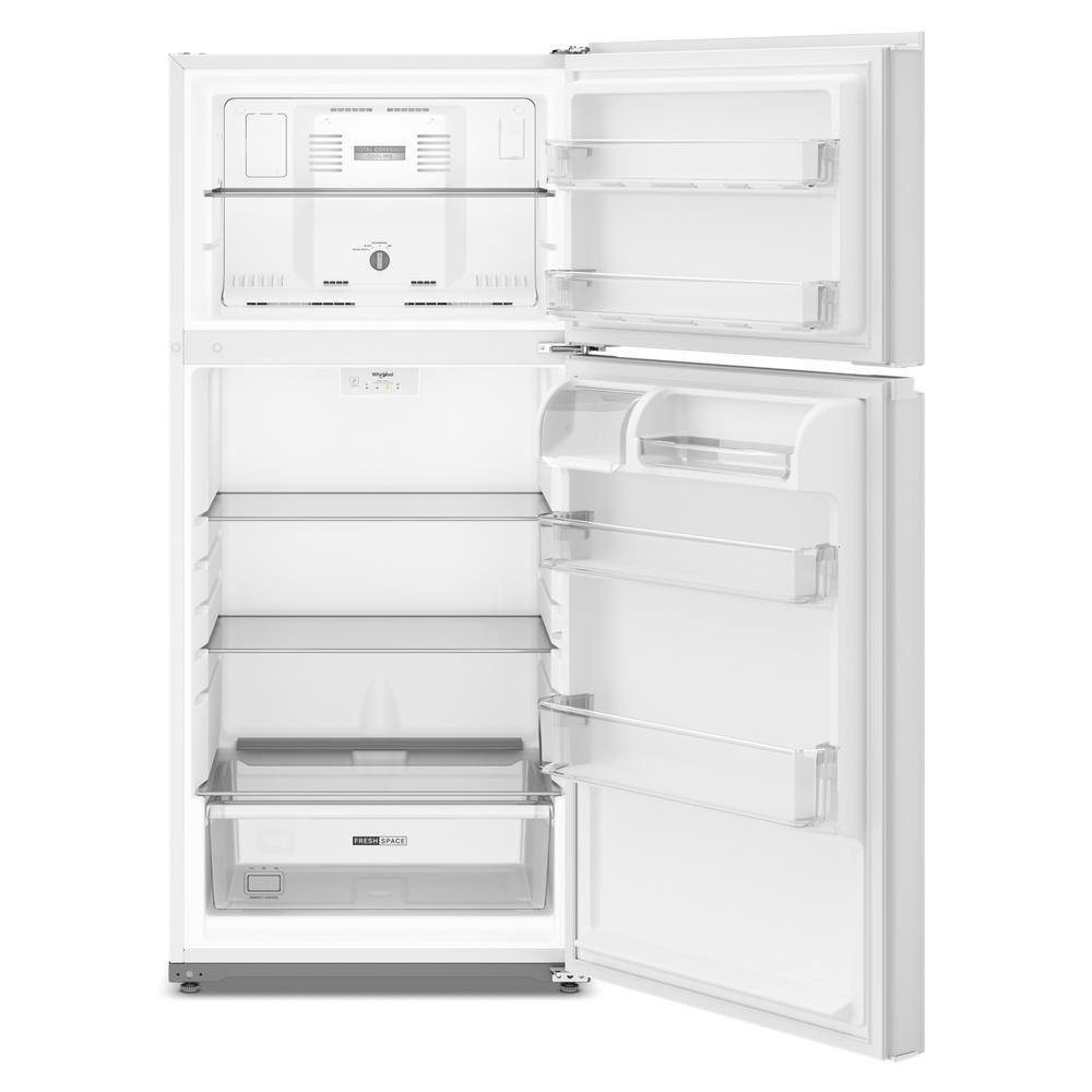 WRTX3314TW Whirlpool® 28-inch Wide Top Freezer Refrigerator with Total Coverage Cooling- 14.3 Cu. Ft.