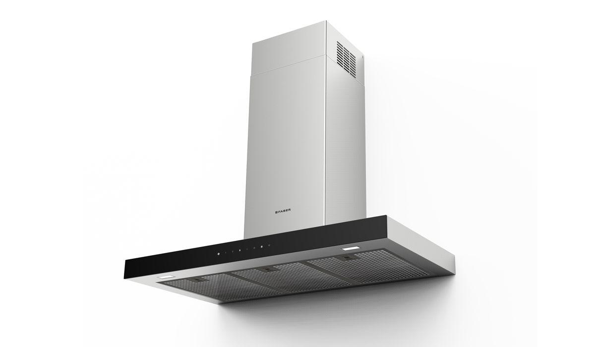 Faber 36" T-shape chimney wall hood with Variable Air Management