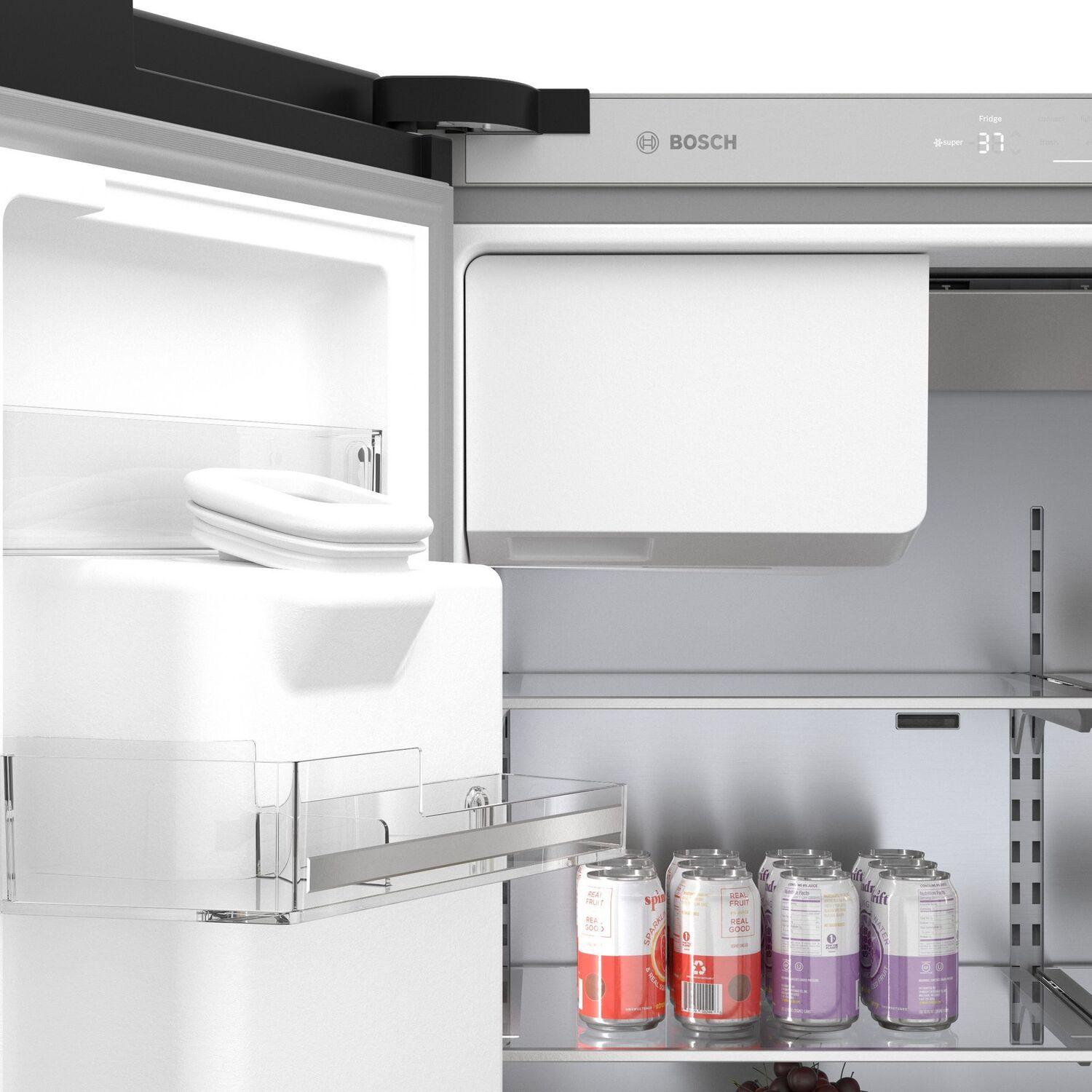 Bosch B36CD50SNB 500 Series French Door Bottom Mount Refrigerator 36" Black Stainless Steel, Total No Frost