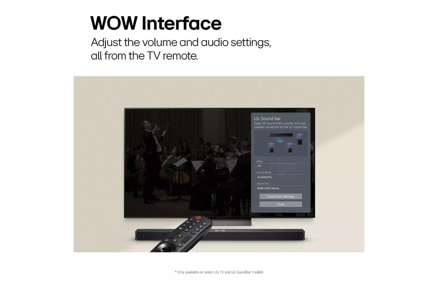 Lg S60T S60T LG Soundbar for TV with Dolby Audio™ 3.1 channel