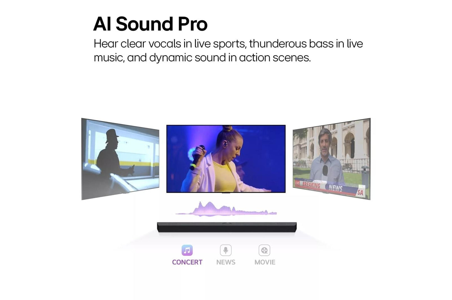 Lg S60T S60T LG Soundbar for TV with Dolby Audio™ 3.1 channel