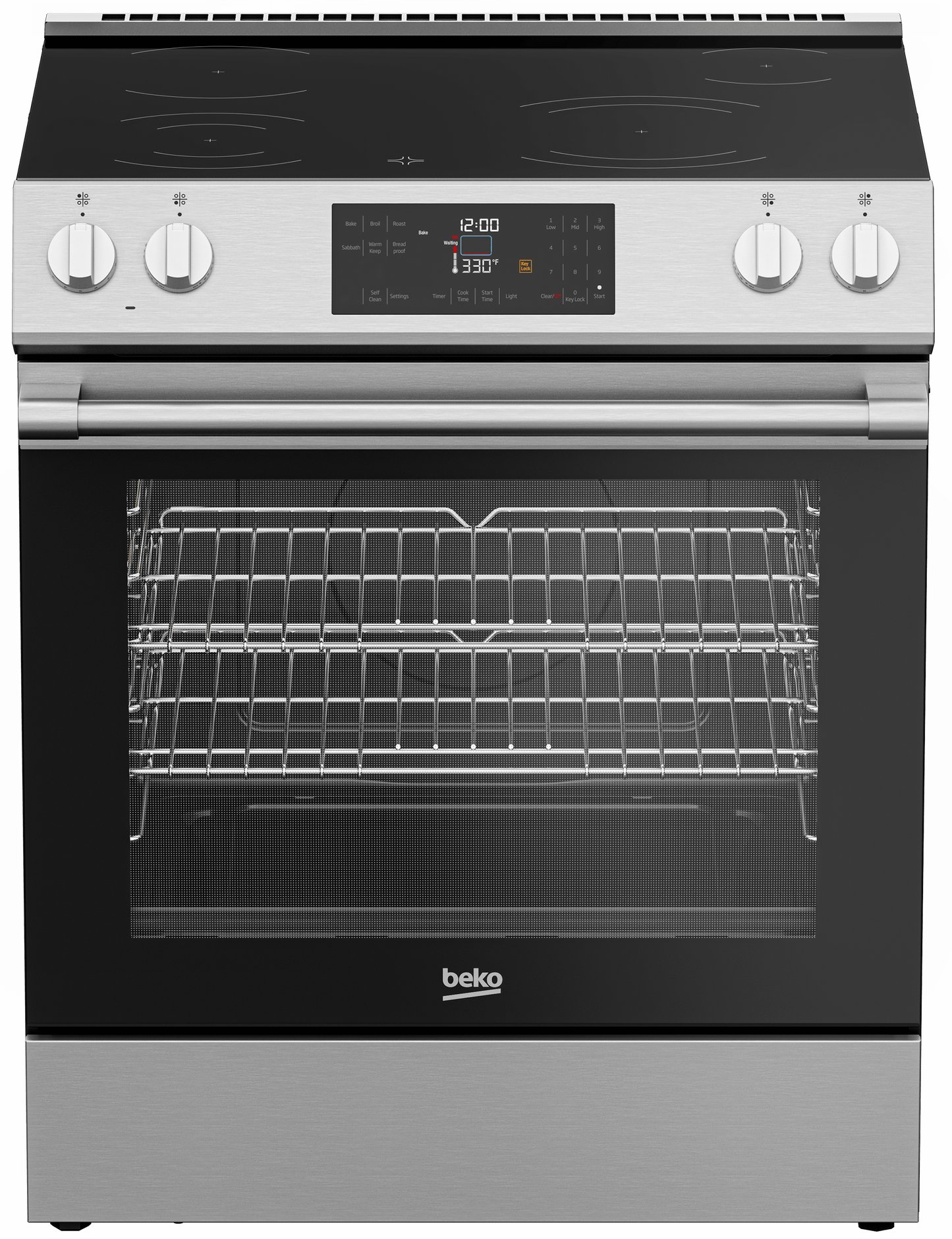 Beko SLER30423SS 30" Slide-InRange