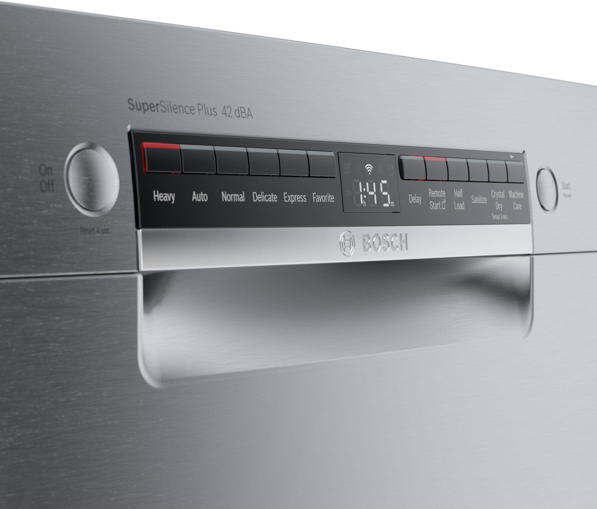Bosch SGE78C55UC 800 Series Dishwasher 24" Stainless Steel Anti-fingerprint