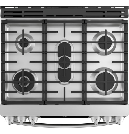 GE Profile⢠30" Smart Slide-In Front-Control Gas Range