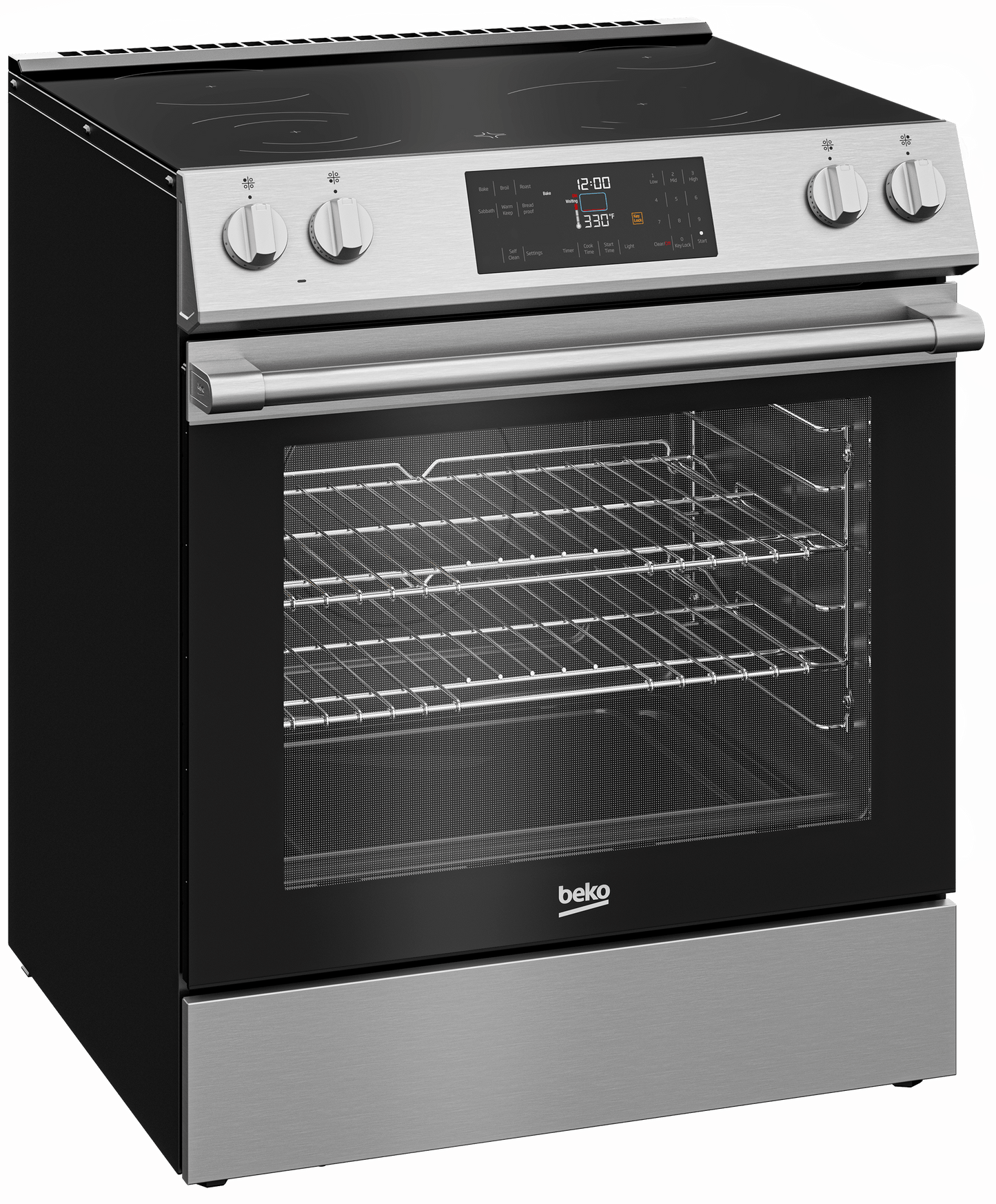 Beko SLER30423SS 30" Slide-InRange