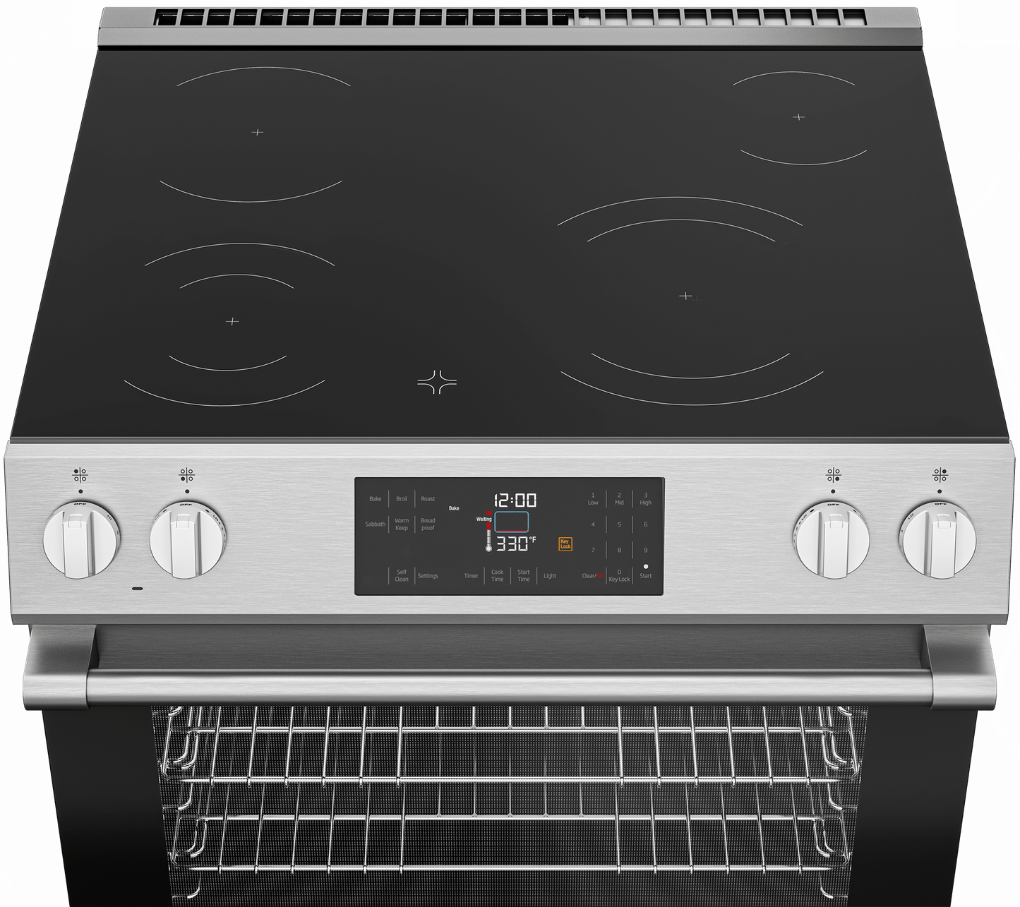 Beko SLER30423SS 30" Slide-InRange