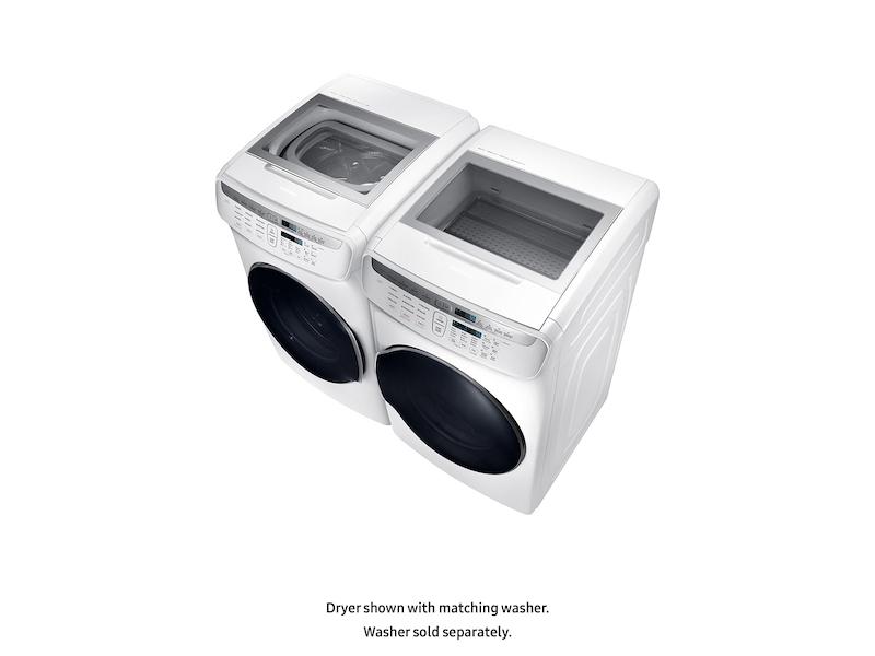 Samsung DVE55M9600W 7.5 cu. ft. Smart Electric Dryer with FlexDry™ in White
