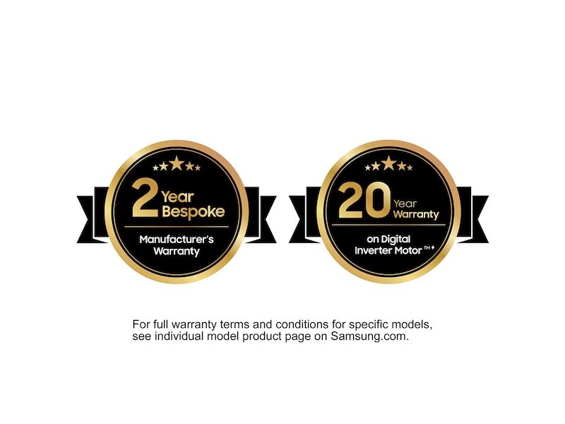 Samsung WF53BB8700AVUS Bespoke 5.3 cu. ft. Ultra Capacity Front Load Washer with Super Speed Wash and AI Smart Dial in Brushed Black