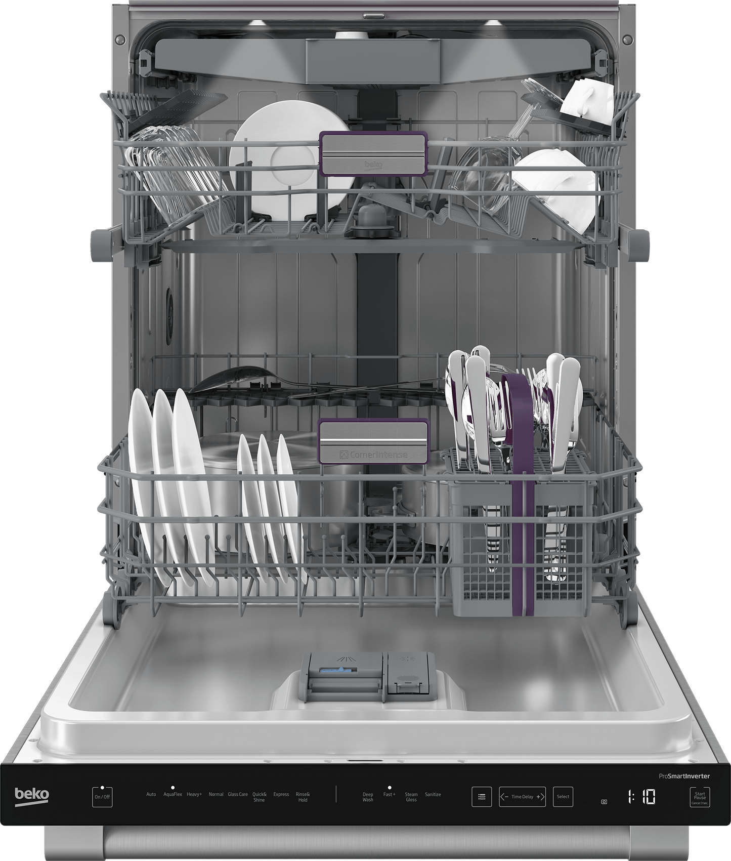 Beko DDT38532XHW Tall Tub Dishwasher with (16 place settings, 45.0