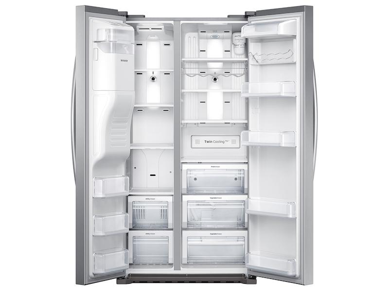 Samsung RS22HDHPNSR 22 cu. ft. Counter Depth Side-by-Side Refrigerator in Stainless Steel