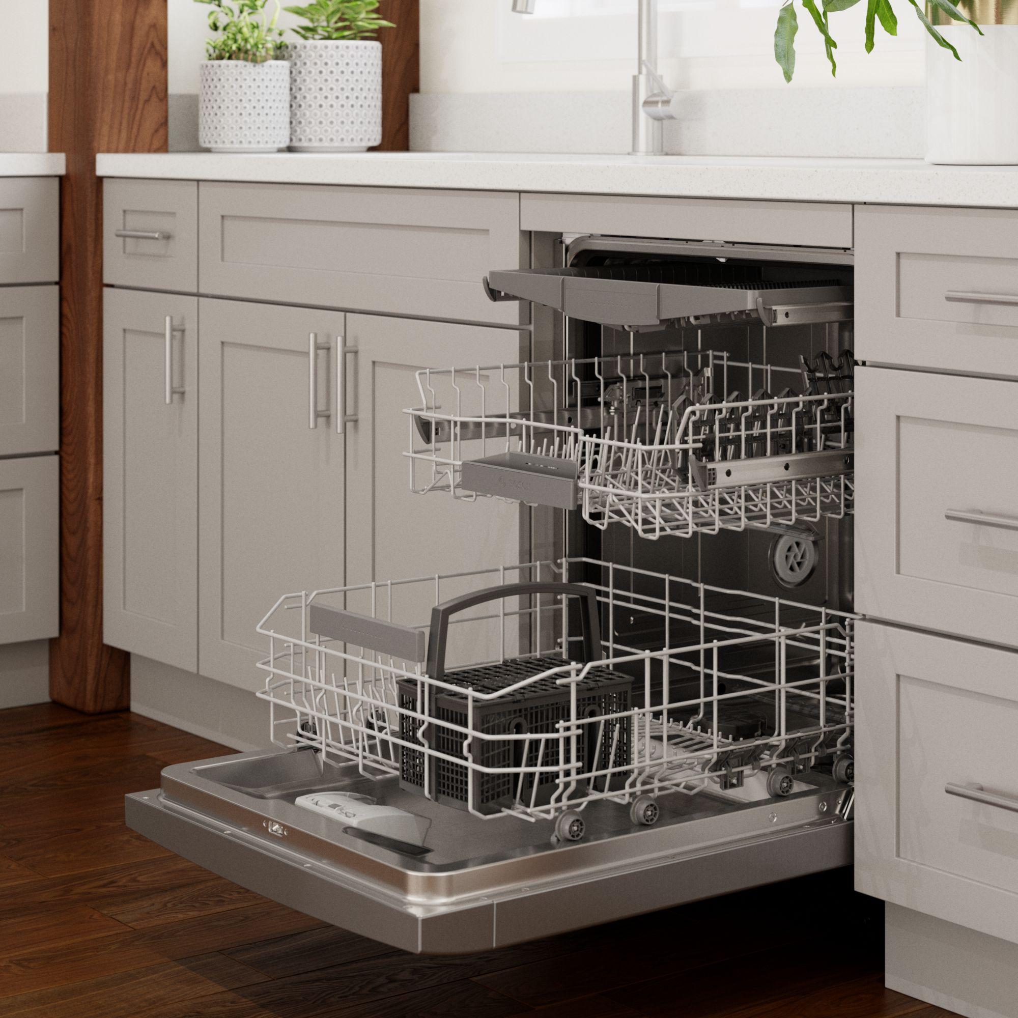 Bosch SGE78C55UC 800 Series Dishwasher 24" Stainless Steel Anti-fingerprint