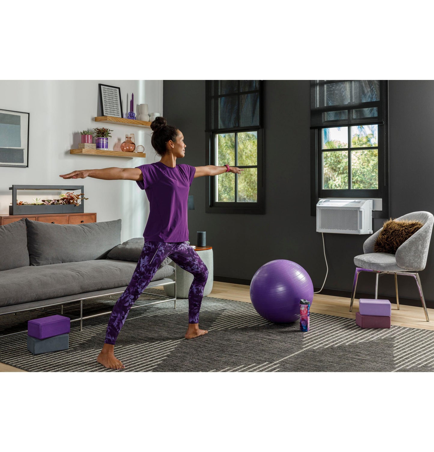 PHNT10CC GE Profile ClearView™ ENERGY STAR® 10,300 BTU Inverter Smart Ultra Quiet Window Air Conditioner for Medium Rooms up to 450 sq. ft.