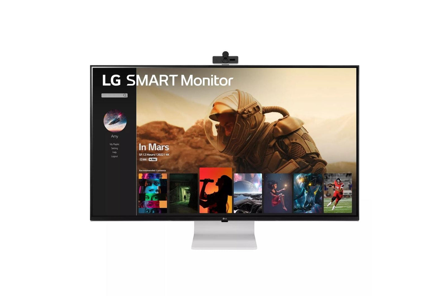 Lg 43SQ700SW 43 Inch 4K UHD IPS Smart Monitor with webOS and USB Type-C