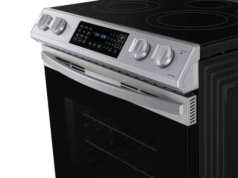 Samsung NE63BG8315SS 6.3 cu. ft. Smart Slide-in Electric Range with Air Fry & Convection in Stainless Steel