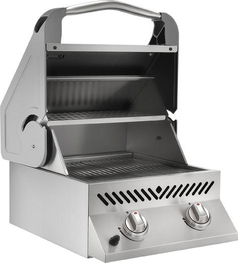 Napoleon Bbq Built-In SIZZLE ZONE Head Stainless Steel with Two Infrared Burners