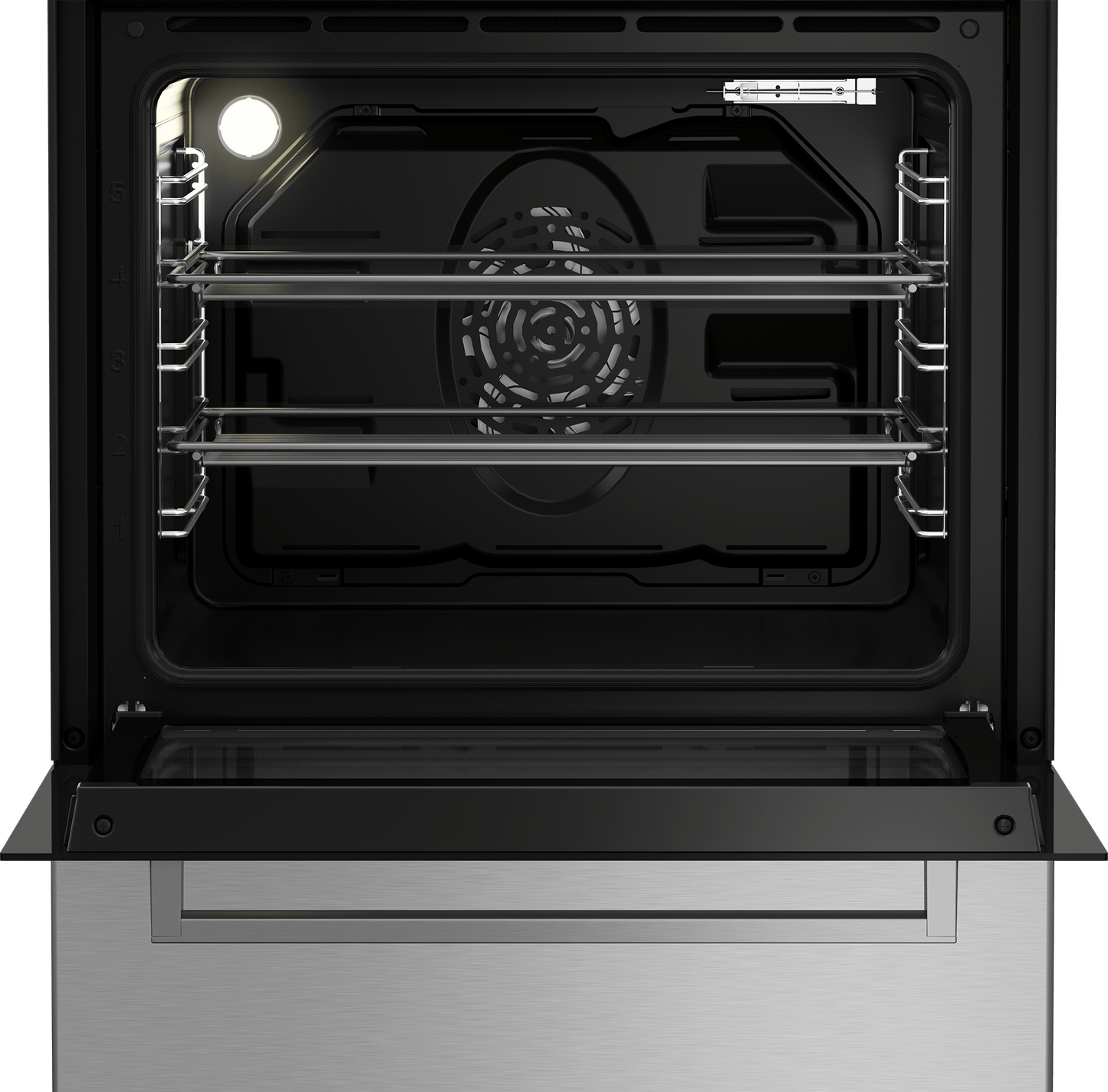 Beko SLER24410SS 24" Stainless Steel Slide-In Electric Range
