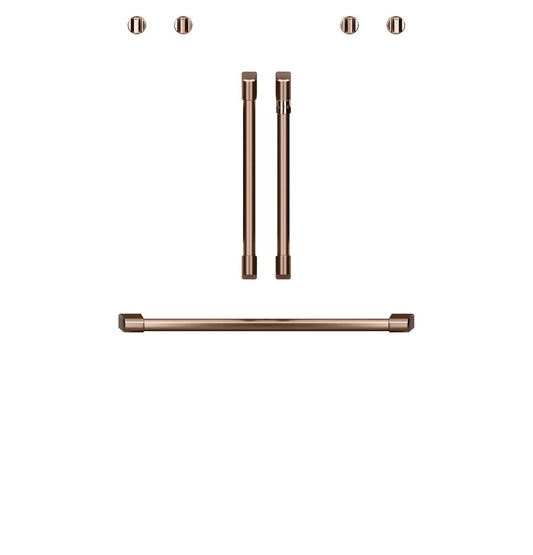 Cafe CXWDFHKPMCU CAF(EBACK)™ 2 French-Door Handles; 1 - 30" Handle; - Brushed Copper