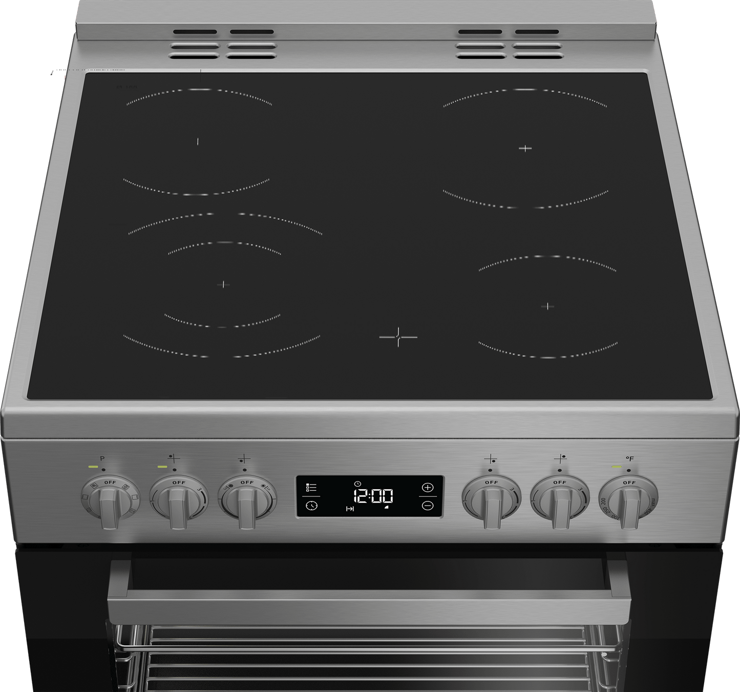 Beko SLER24410SS 24" Stainless Steel Slide-In Electric Range