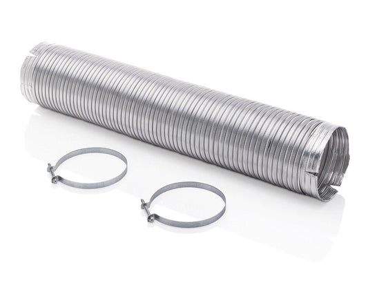 Frigidaire 5305512431 8' Long 4" Diameter Semi Rigid Dryer Vent Installation Kit with Elbow